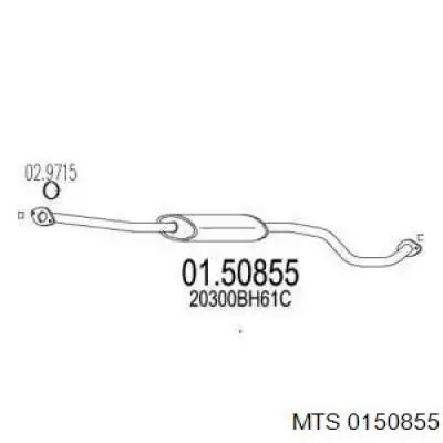 Купити 20300BH61C Nissan/Infiniti Вихлоп