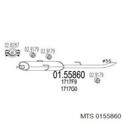 Глушник MTS 0155860 ціна, від 65.44 USD