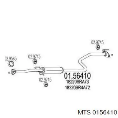  Honda 18220SR4E22 ціна, від 47.32 USD