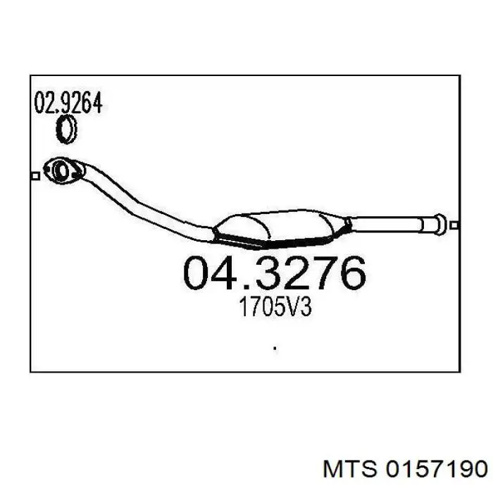 Глушник MTS 0157190 ціна, від 79.19 USD