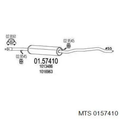 Глушник MTS 0157410 ціна, від 96.18 USD