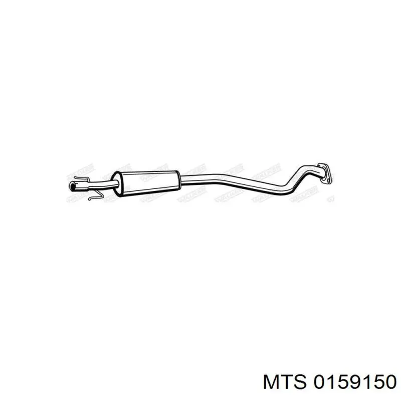 Вихлопна труба Opel 5852063 ціна, від 38.99 USD