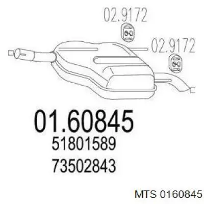 Вихлопна труба Bosal 185677 ціна, від 103.59 USD