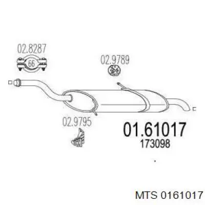 Вихлопна труба Polmostrow 0429 ціна, від 68.53 USD