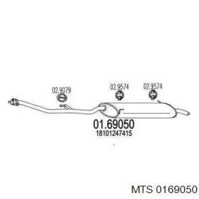 Купити FP0060G33 Polmostrow Глушник вихлопних газів кінцевий