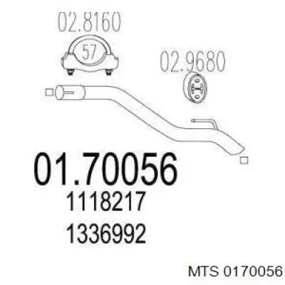 Купити 1118217 Ford Вихлоп