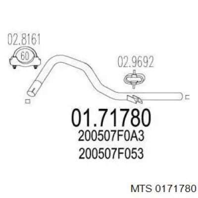 Вихлопна труба Bosal 801185 ціна, від 36.72 USD