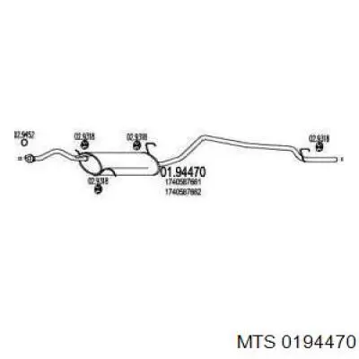 Вихлопна труба Polmostrow 0631 ціна, від 59.27 USD
