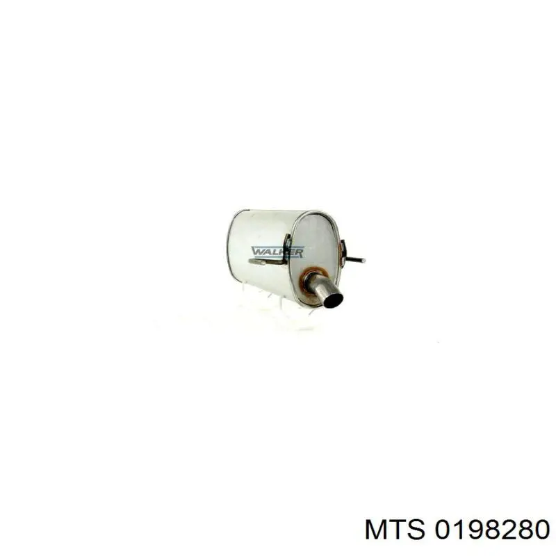 5852197 Opel Глушилка задня