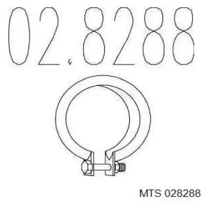 Кріплення глушника заднє MTS 028288 ціна, від 4.84 USD