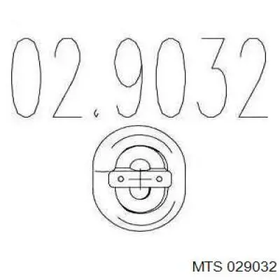 Купити 029032 MTS Подушка глушника