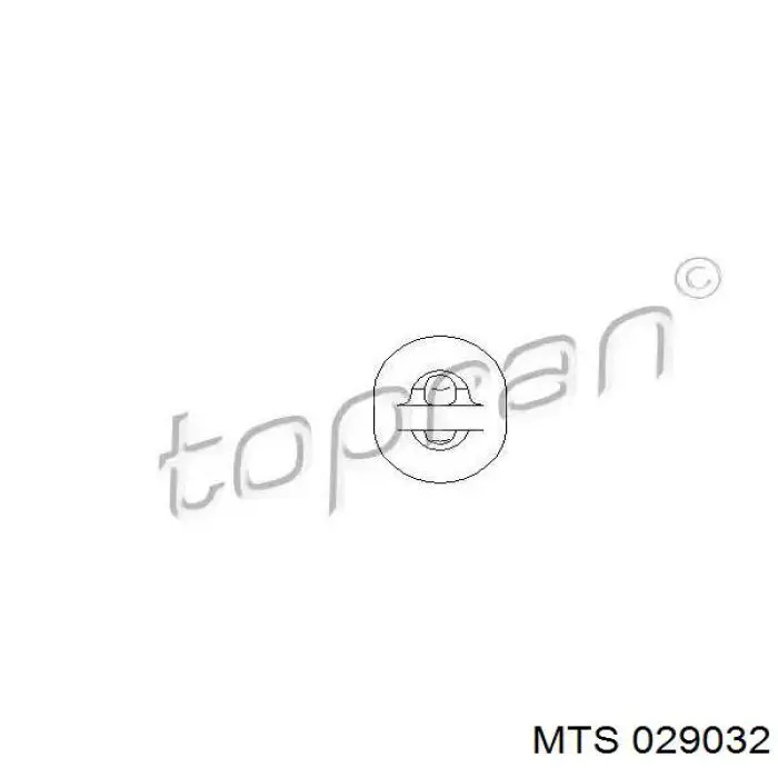 Подушка кріплення глушника MTS 029032 ціна, від 0.73 USD