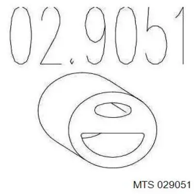 Подушка кріплення глушника MTS 029051 ціна, від 1.10 USD