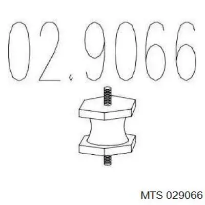 Подушка кріплення глушника MTS 029066 ціна, від 1.30 USD