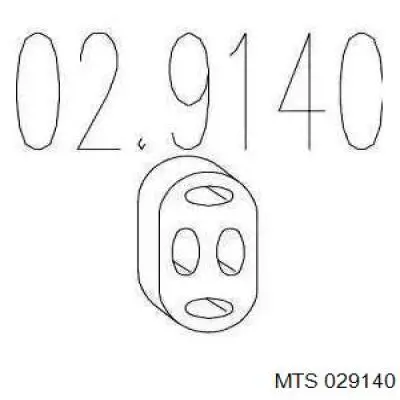 Купити 029140 MTS Подушка глушника
