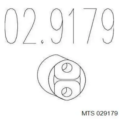 Подушка кріплення глушника MTS 029179 ціна, від 2.28 USD