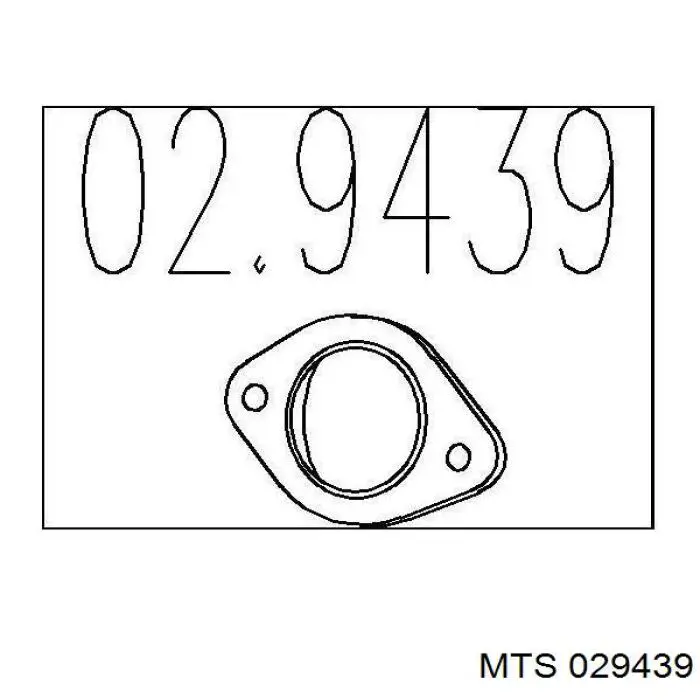 Купити 029439 MTS Прокладка до глушника