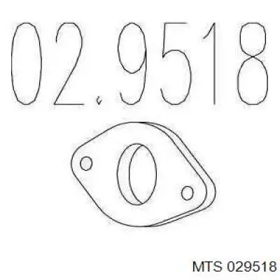 Прокладка прийомної труби глушника MTS 029518 ціна, від 2.31 USD