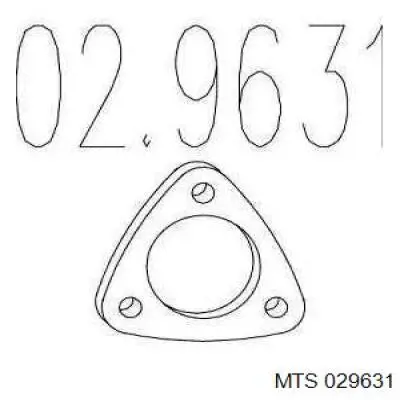 Прокладка прийомної труби глушника MTS 029631 ціна, від 2.18 USD