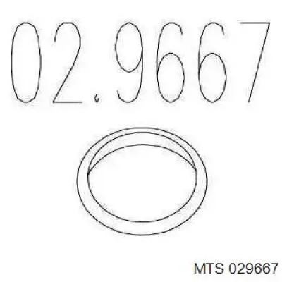 Кільце приймальні труби глушника ущільнювача MTS 029667 ціна, від 2.57 USD