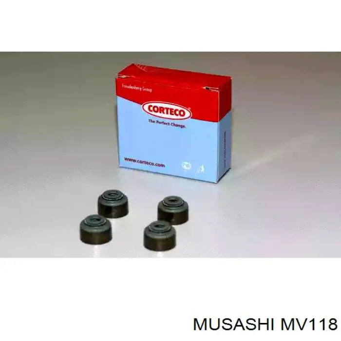 MV118 Musashi сальник клапана (маслознімний, впуск/випуск)