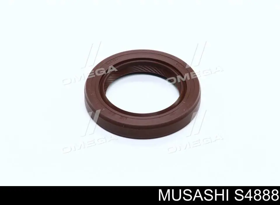 Сальник коленвала двигуна, передній Musashi S4888 ціна, від 3.39 USD