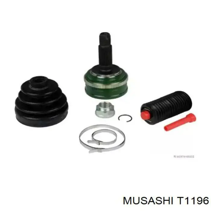 Сальник АКПП/КПП, вихідного/вторинного валу T1196 Musashi