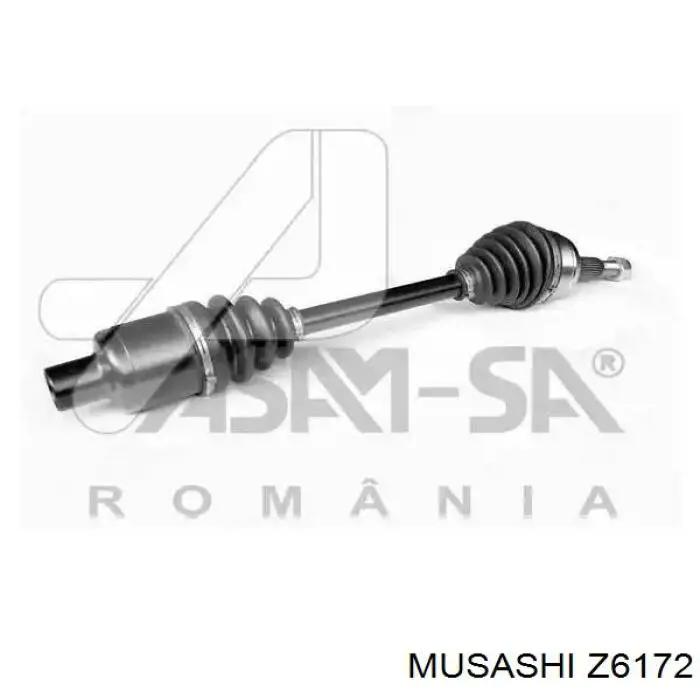 Z6172 Musashi Сальник піввісі заднього моста