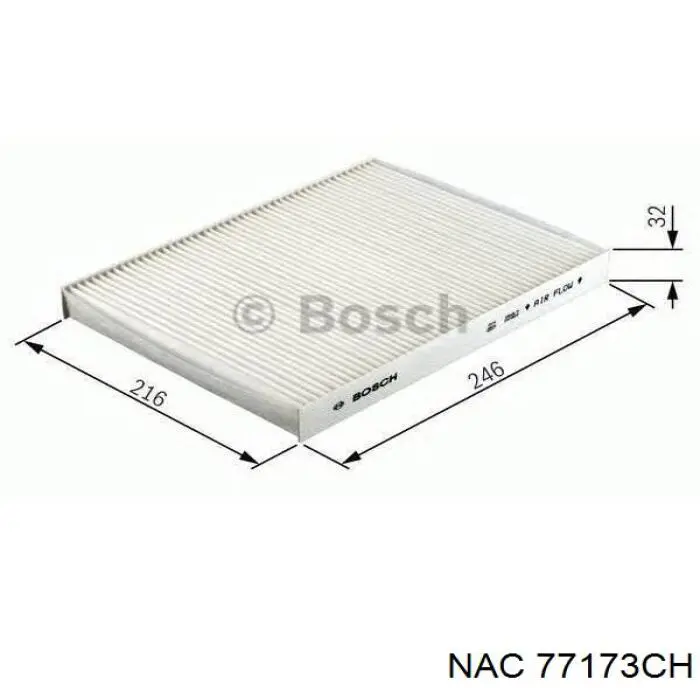Фільтр повітряний обігрівача Vasco Filters B076 ціна, від 5.15 USD