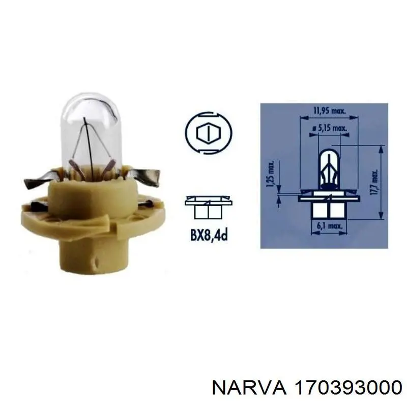 Лампочка щитка / панелі приладів R508T Ring