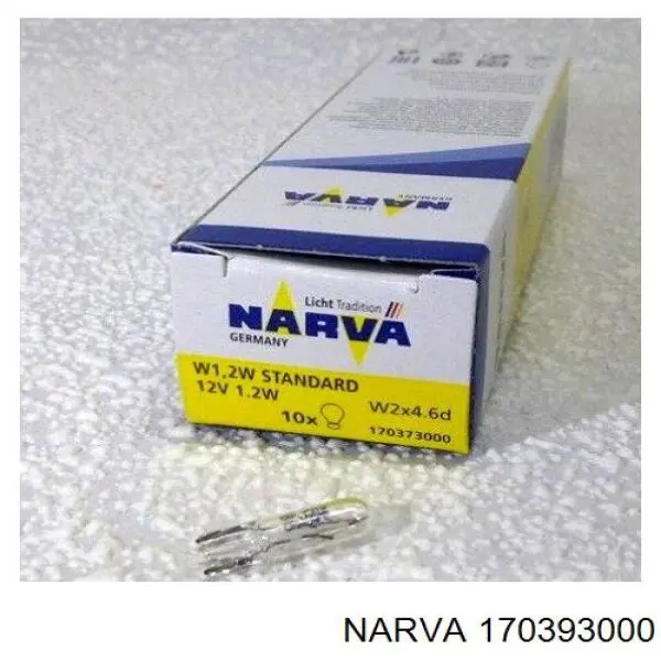 Лампочка щитка / панелі приладів Narva 170393000 ціна, від 0.76 USD