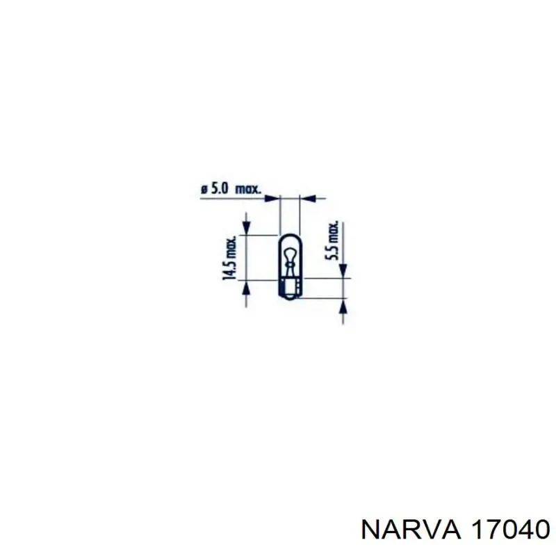 Лампочка 17040 Narva