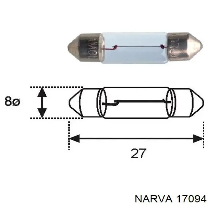 Лампочка 17094 Narva