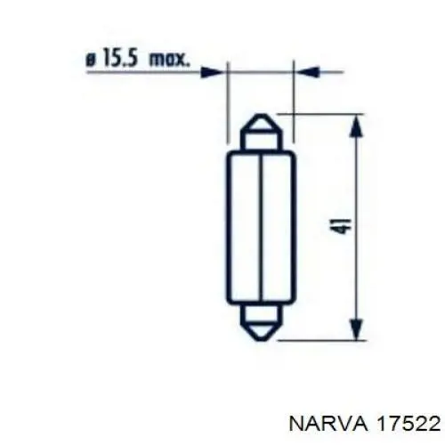 Лампочка 17522 Narva