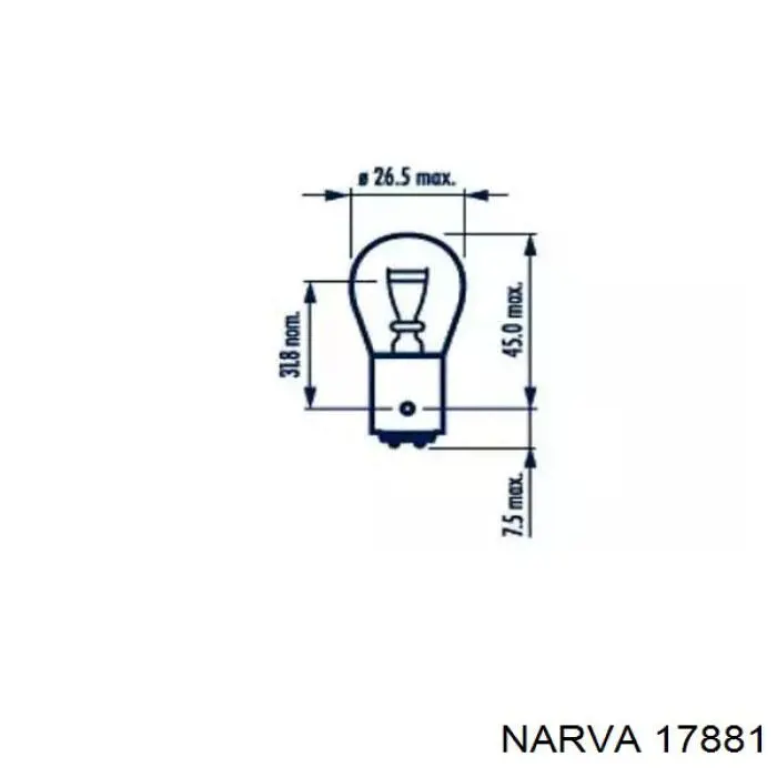 Лампи Narva 17881 ціна, від 0.72 USD