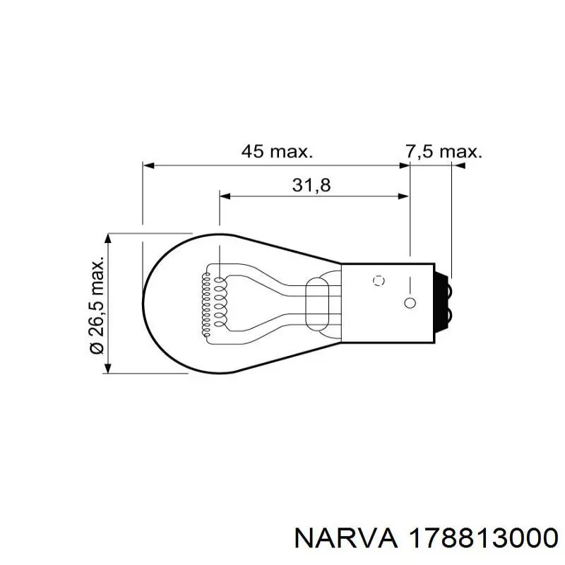 Лампи Narva 17881B2 ціна, від 0.76 USD