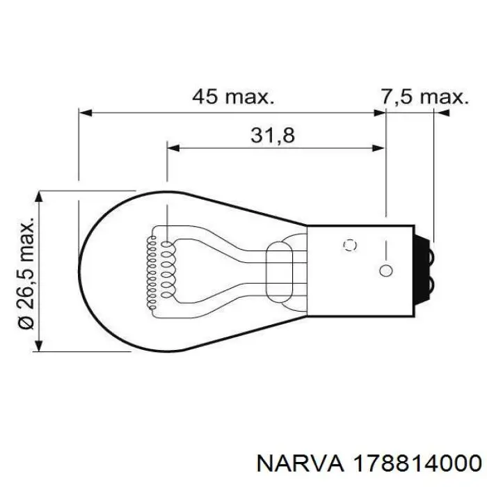 Лампа Mercedes 000000000633