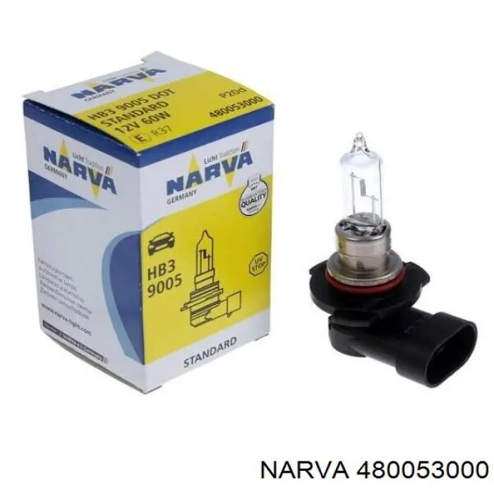 Лампочка галогенна Narva 480053000 ціна, від 3.39 USD