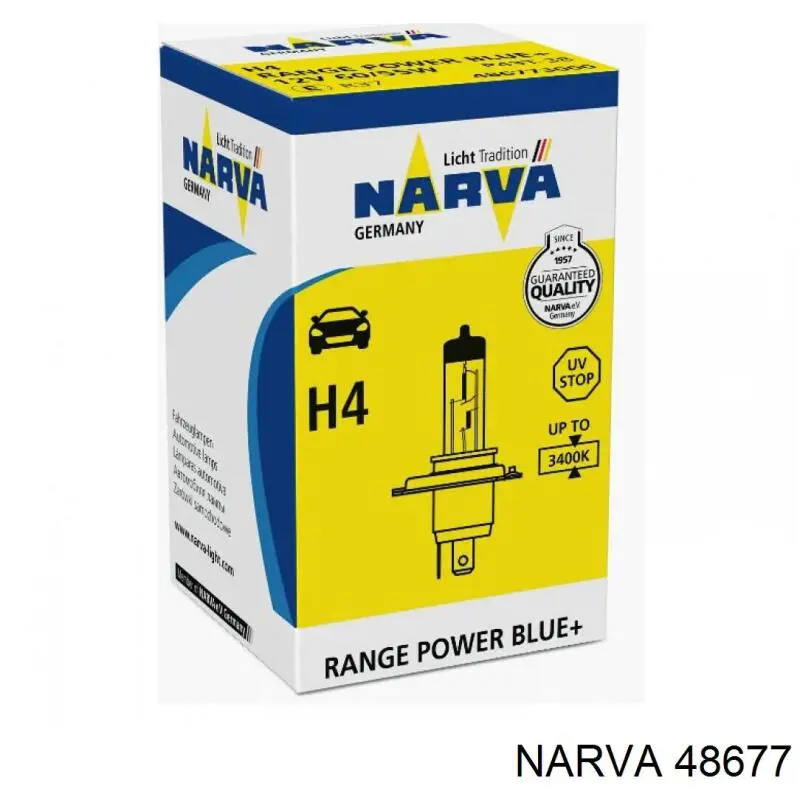 Лампочка галогенна Narva 48680S2 ціна, від 2.31 USD