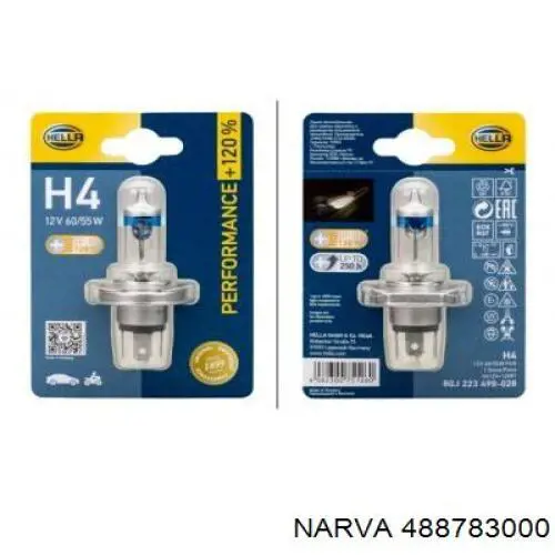Лампочка галогенна Narva 488783000 ціна, від 2.77 USD