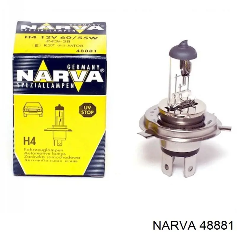 Лампочка галогенна Narva 48881 ціна, від 2.44 USD