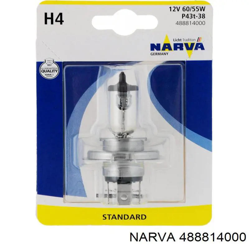 Лампочка галогенна Narva 488814000 ціна, від 2.74 USD