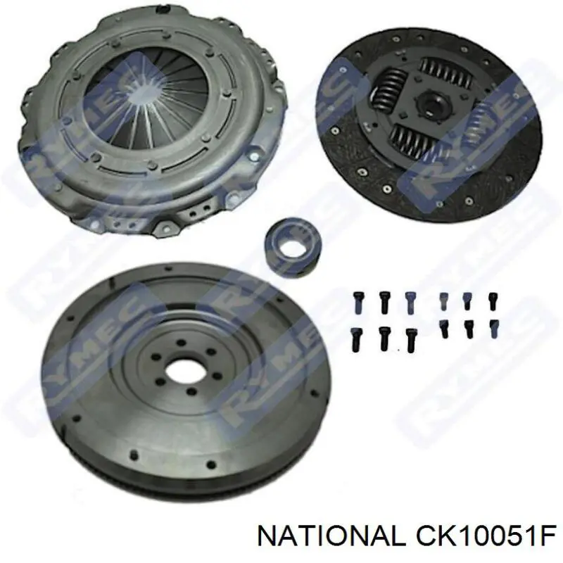 CK10051F National комплект зчеплення (3 частини)