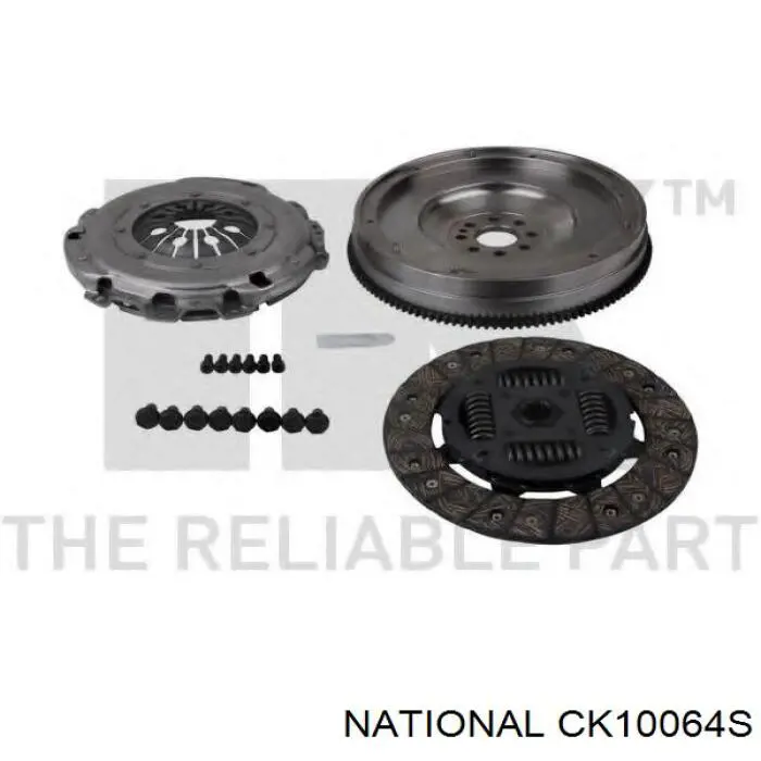 Комплект зчеплення (3 частини) National CK10064S ціна, від 157.29 USD