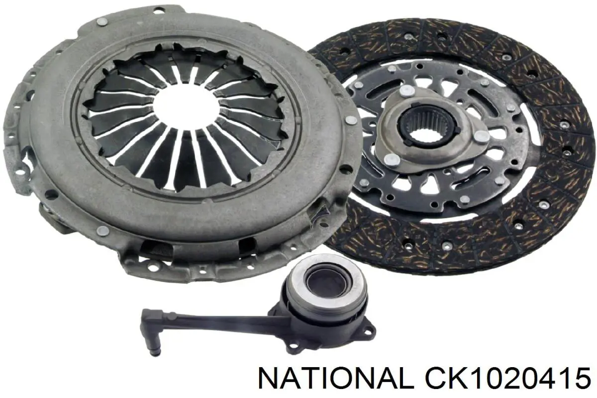 Купити CK1020415 National Комплект зчеплення (диск, корзина, підшипник)