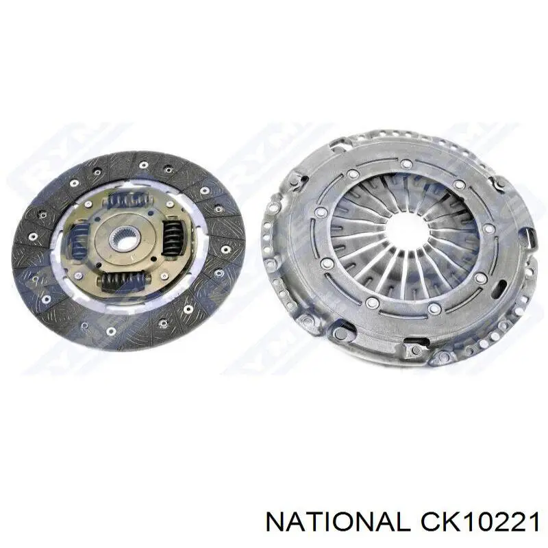 Купити CK10221 National Комплект зчеплення (диск, корзина, підшипник)