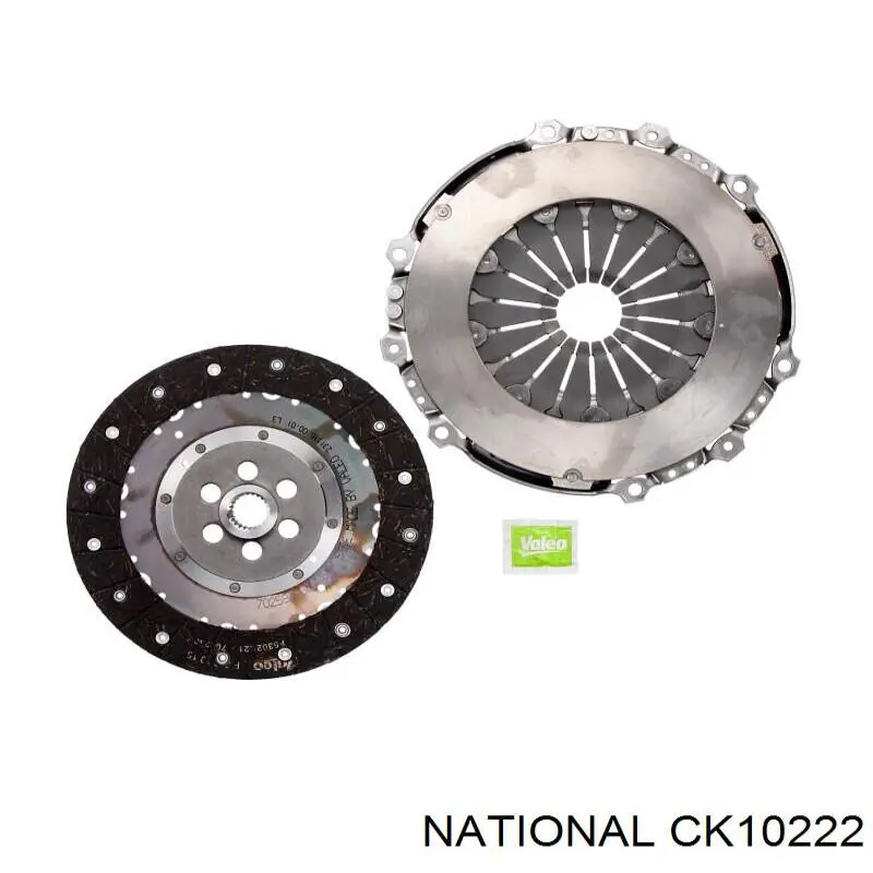 Купити CK10222 National Комплект зчеплення (диск, корзина, підшипник)