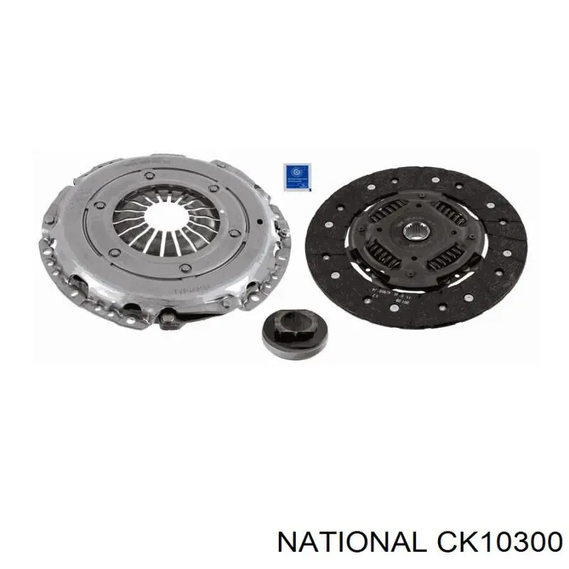 Купити CK10300 National Комплект зчеплення (диск, корзина, підшипник)