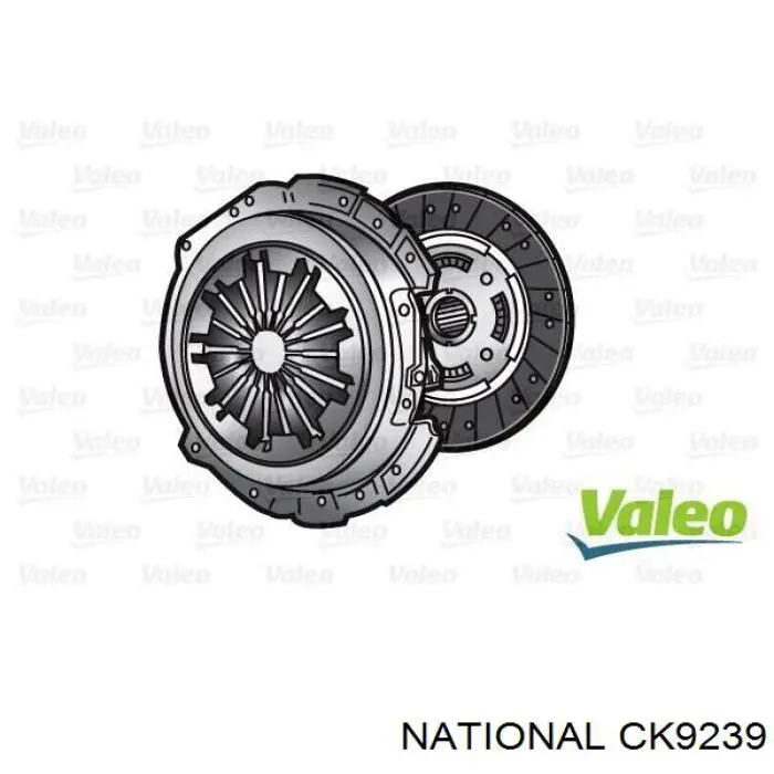 Комплект зчеплення (3 частини) National CK9239 ціна, від 127.05 USD