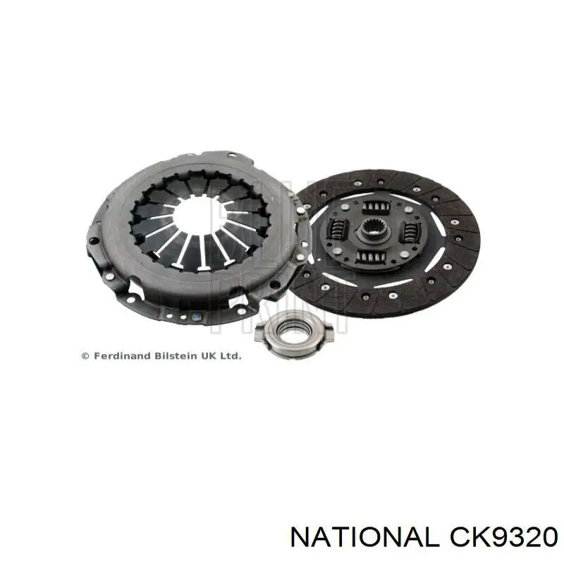 CK9320 National комплект зчеплення (3 частини)